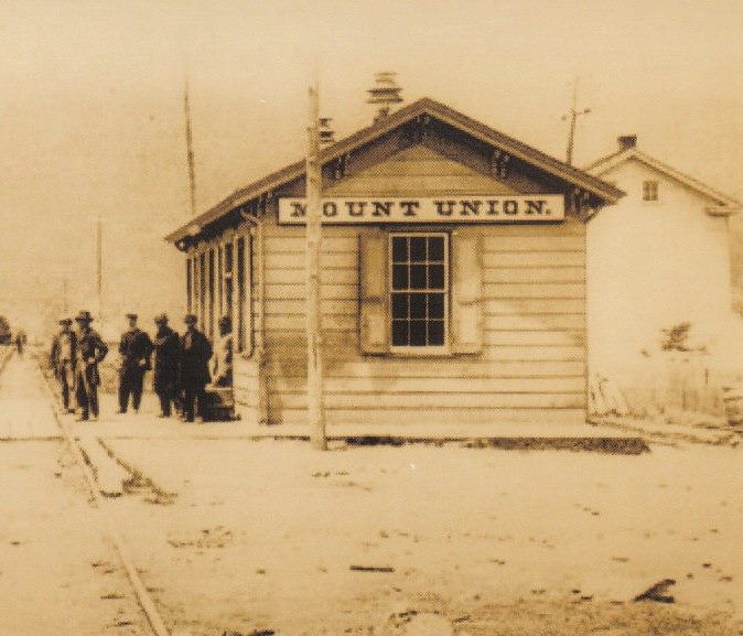 Pennsylvania Railroad Depot Mount Union 1900s